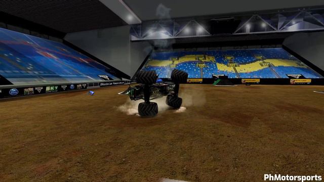 Beamng drive monster jam Arnhem 2022 racing mod (download link of track in description) смотреть онлайн