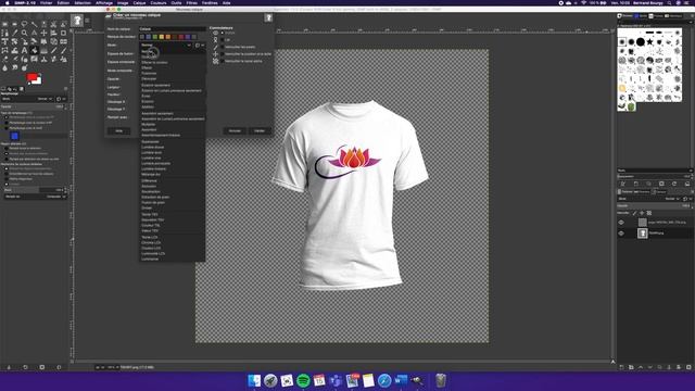 [ Tuto Gimp ] Créez le Mockup d'un T-Shirt смотреть онлайн