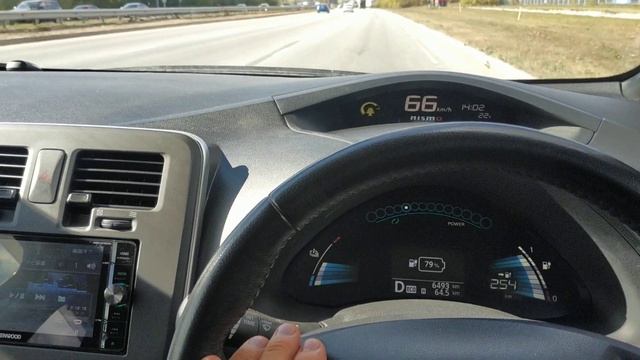 Nissan Leaf Nismo 40kw, какой пробег прогнозирует? смотреть онлайн