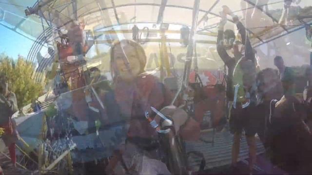 Пролет на троллее над Днепром смотреть онлайн