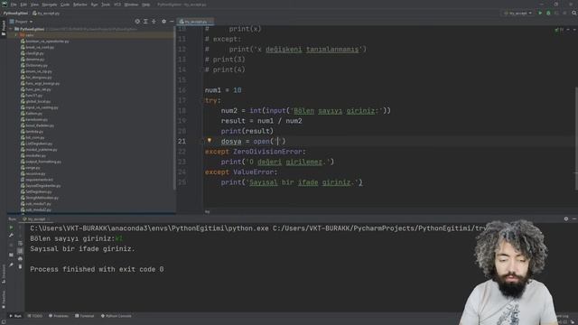 PYTHON Eğitimi 28 - Try Except ve Raise смотреть онлайн