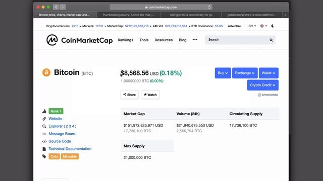 Создание виджета с ценой биткоина на Go смотреть онлайн