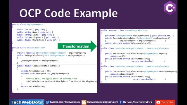 SOLID Design Principles in C# | With very easy code examples смотреть онлайн