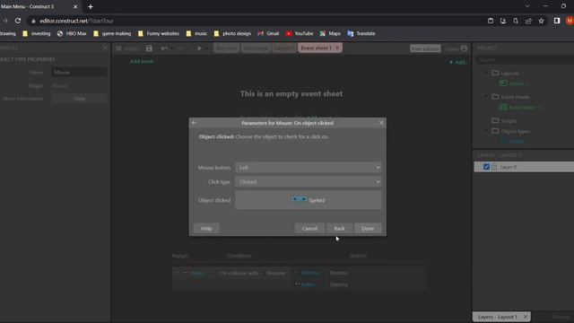 How to make a Main Menu in Construct 3 смотреть онлайн