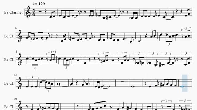 Clarinet Sheet Music: How to play Arabian Nights (Aladdin) by Will Smith смотреть онлайн