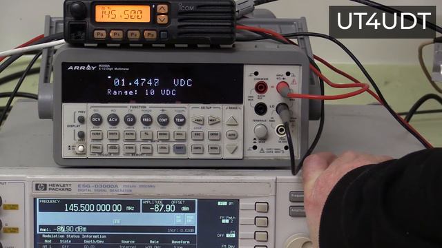 2022 01 21 ICOM IC-F110 Measuring RSSI at 145 5MHz смотреть онлайн