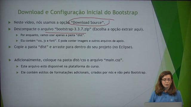 Download e Configuração inicial do Bootstrap смотреть онлайн