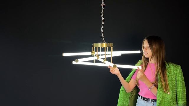 Видеообзор на потолочную люстру BEKKA D63 смотреть онлайн