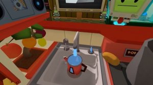 В ВИРТУАЛЬНОЙ РЕАЛЬНОСТИ КОРМЛЮ ЛЮДЕЙ ПОМОЯМИ ( Job Simulator )