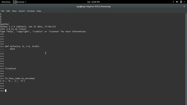 Python How to get function parameter names смотреть онлайн
