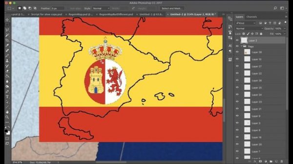 Kaiserreich 1936 Europe Flag Map