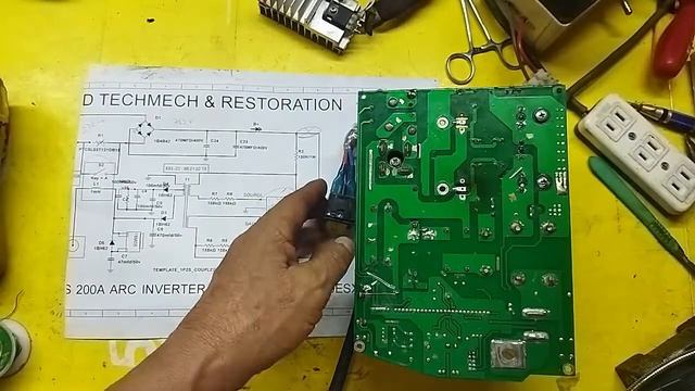 HOW TO REPAIR INVERTER WELDING MACHINE VOLTAGE SUPPLY WITH SCHEMATIC DIAGRAM
