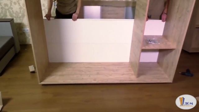 Как собрать шкаф-купе своими руками. Магазин мебели "Мебелист" смотреть онлайн