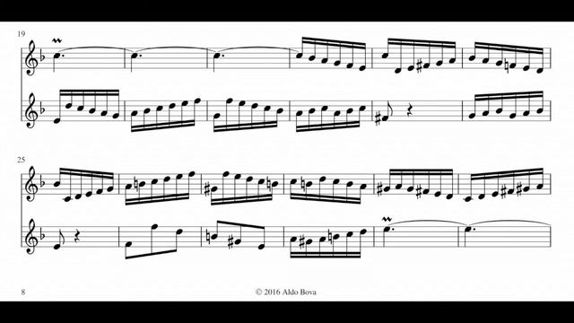 J. S. Bach, Inventio a due voci n. 4, for 2 tenor recorders смотреть онлайн