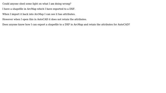 GIS: Export DXF ArcMap to read in AutoCAD (No attributes) смотреть онлайн