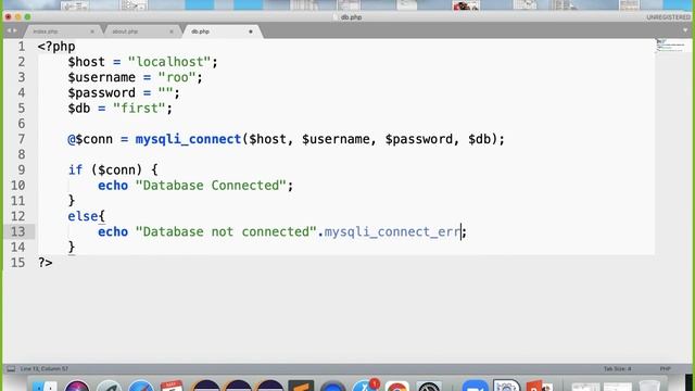 Lecture 4: Database Connectivity using PHP/MySQL смотреть онлайн