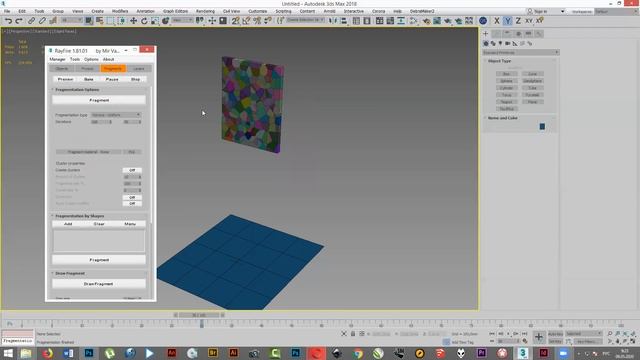 3ds Max. RayFire Основы. V-ray Тестовая настройка. смотреть онлайн