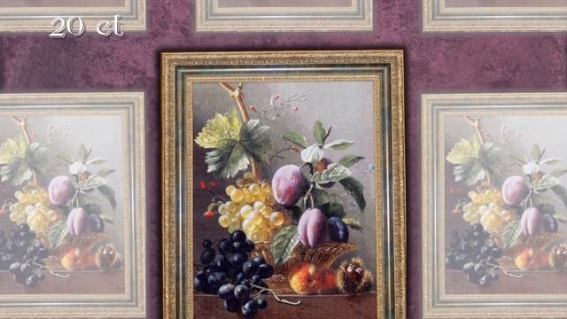 Любуемся процессми вышивки ЭстЭ 178 Сливы, фрукты и каштан смотреть онлайн