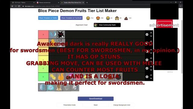 BEST FRUITS FOR SWORD MAINS! (TIER LIST RANKING) || BLOX FRUITS || UPDATE 13|| ROBLOX смотреть онлайн