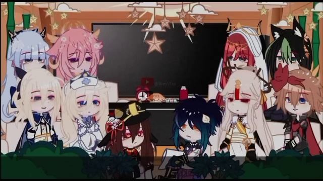 Genshin impact react to the archons||2/5||Gacha Club смотреть онлайн