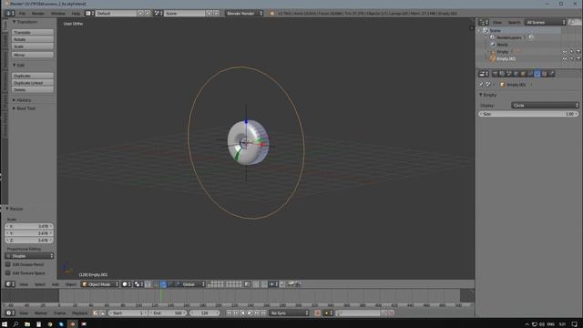 Уроки blender Анимация колеса 2 смотреть онлайн