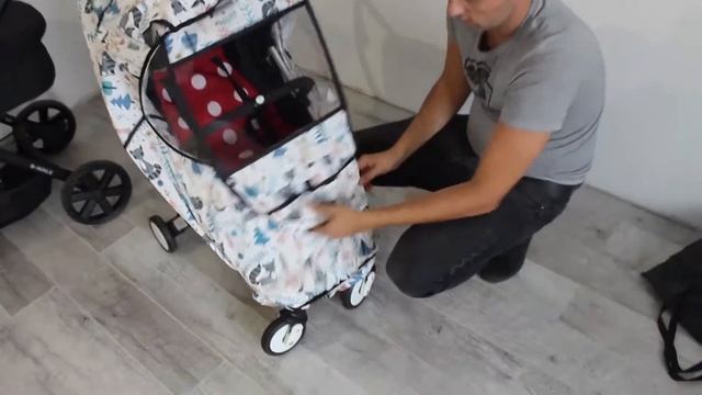 Дождевик на коляску Little Maks видео обзор смотреть онлайн