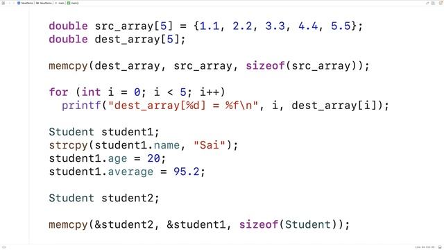 Create Your Own memcpy() Memory Copy Function | C Programming Example смотреть онлайн