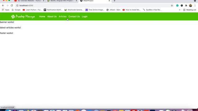 MEAN Stack Mini Project | Theme Integration | Angular mini project | Part-3 смотреть онлайн
