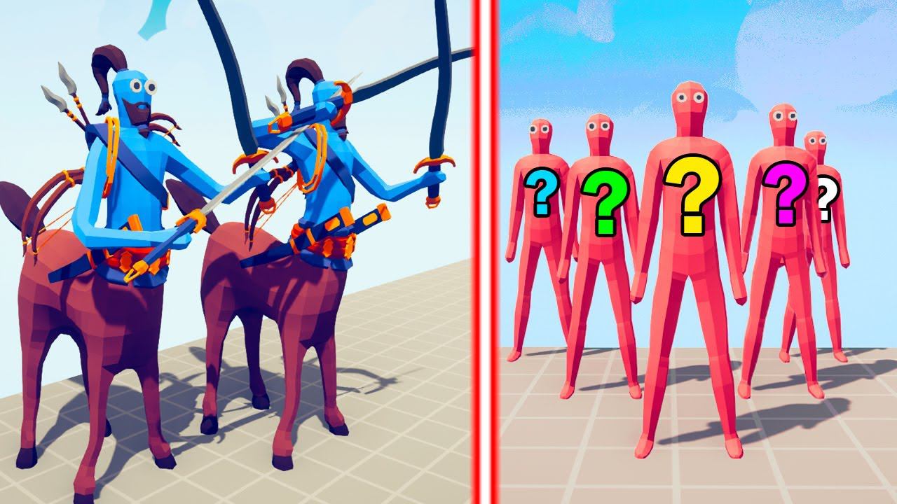 CENTAUR TEAM Vs RANDOM TEAM | TABS - Totally Accurate Battle Simulator