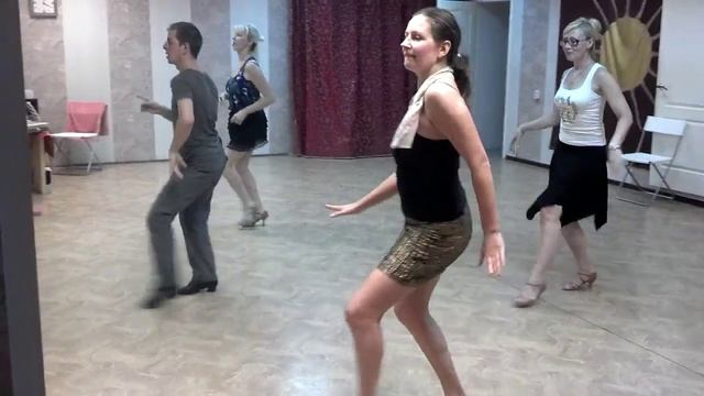 Тренировка латино (румба и сальса соло). смотреть онлайн