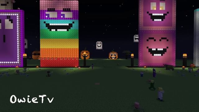 Counting by 87s Song Halloween Edition | Minecraft Numberblocks | Skip Counting Songs for Kids смотреть онлайн