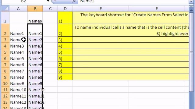 Excel Magic Trick #138: Names Cell If Name in Cell смотреть онлайн