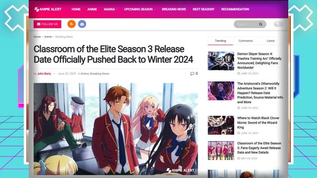 Classroom Of The Elite Season 3 Reveals New Updates! смотреть онлайн
