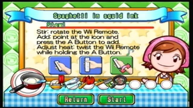 Let's Play Cooking Mama Cook Off #9 Spaghetti in Squid Ink смотреть онлайн