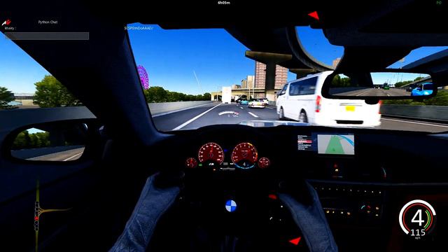 bmw m4 fun in traffic | assetto corsa 🚗 смотреть онлайн