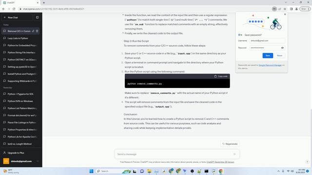 Remove C and C comments using Python смотреть онлайн