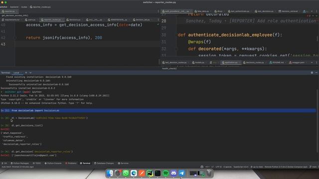 Python Flask autenticación con decoradores usando decisionlab смотреть онлайн