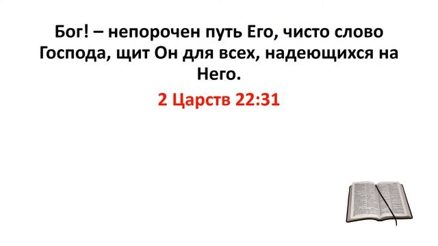 Библия, Ветхий Завет. 2 Царств 22:31 смотреть онлайн