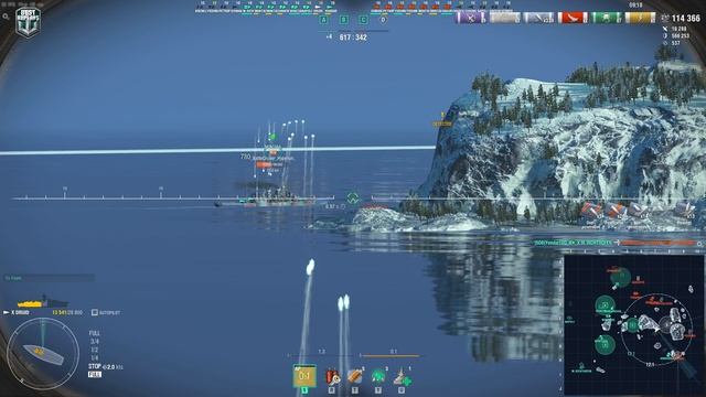 Destroyer Druid: Unexpected Solo Warrior - World of Warships смотреть онлайн