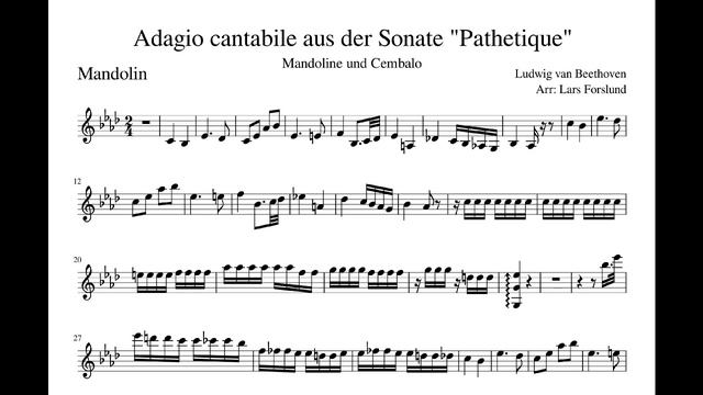 Beethoven "Pathetique" Adagio cantabile - PLAY ALONG смотреть онлайн