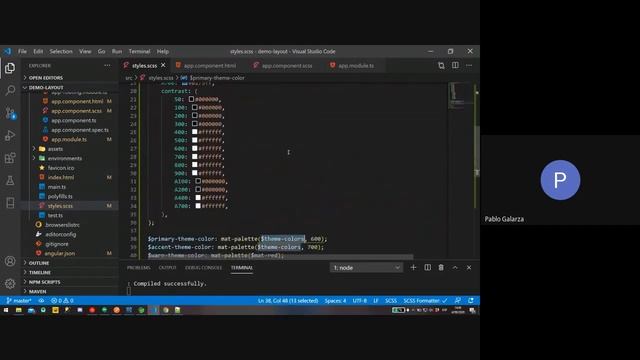 Personalizar Themes en Angular Material usando SCSS смотреть онлайн