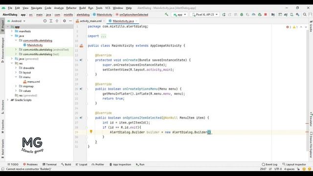 Alert Dialog oynasini yaratish qisqacha Android Studioda, Alert dialog with Android studio.Alert di смотреть онлайн