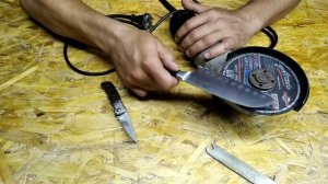 Как правильно или не правильно ? заточить Нож на болгарке(УШМ)!