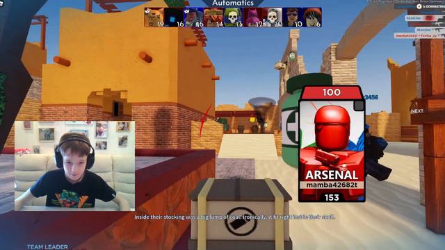 Мой любимый шутер Arsenal Roblox смотреть онлайн
