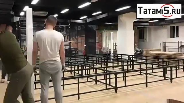 Боксерский ринг 6 на 6 метров от TATAMi5.ru! Ускоренная сборка за 1 минуту! смотреть онлайн
