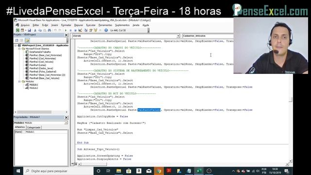 Application.ScreenUpdating no VBA do Excel - Live - Dia 15/10/2019 смотреть онлайн