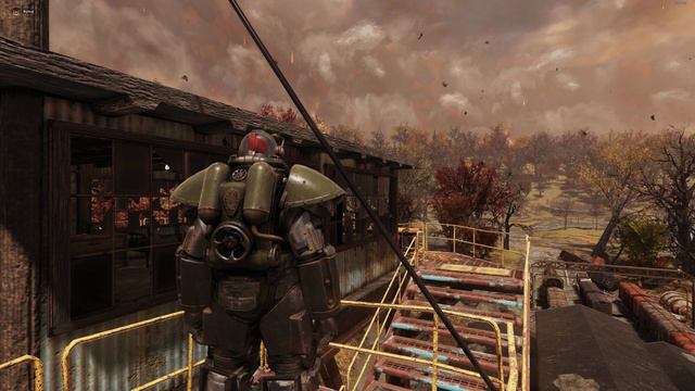 Saved by Power Armor Animation & Luck Finding .50 Cal MG - Fallout 76 NW смотреть онлайн
