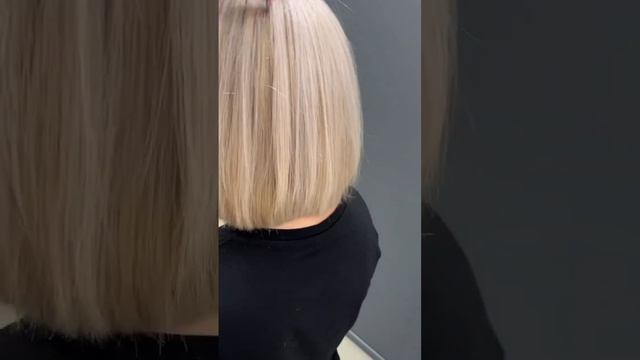 Как скрыть седину? Тотал блонд решит эту задачу. #hairstyle #haircolor #окрашиваниеволосмосква смотреть онлайн