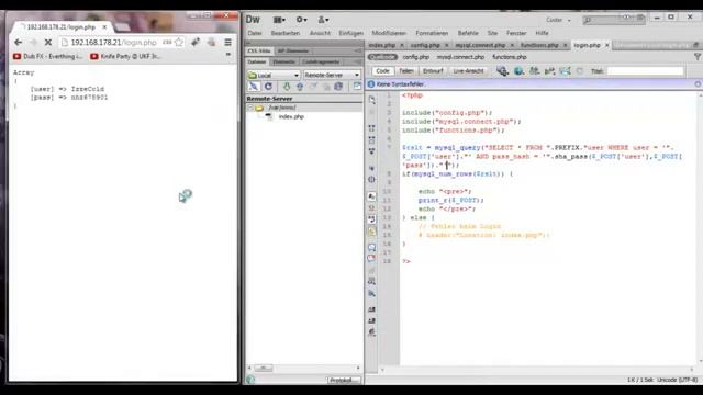 PHP MySQL Sessions Login Script смотреть онлайн
