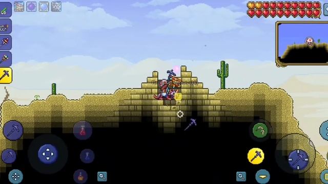 сид где найти в террарии на телефоне охраннаю Песчаную бурю в бутылке для старта и много золота смотреть онлайн